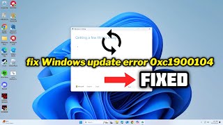 FIXED Windows update error 0xc1900104 [upl. by Dowling]