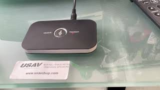 USAV Bluetooth transmitter Adapter Bose Wave CD Player to Bluetooth HeadphoneSpeaker [upl. by Weirick]