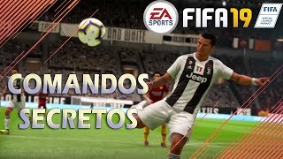 COMANDOS SECRETOS DO FIFA 19  APENAS 1 DOS JOGADORES SABE USALOS [upl. by Wieche]