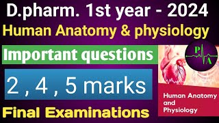 Most Important Questions  HAP  Lecture 1  DPharm 1st year Final Exam  WEBSCTE Board [upl. by Elyse]