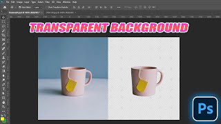 How to make transparent background in photoshop [upl. by Eekcaj282]