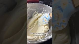 Silky white chocolate cream cheese frosting creamcheesefrosting easyrecipe cake decorating [upl. by Keefer]