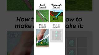 Real Sword vs Minecraft Sword [upl. by Hedda]