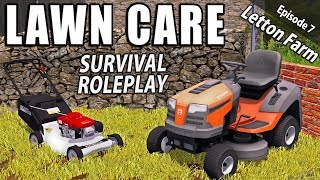 LAWN CARE  Survival Roleplay  Farming Simulator 17  Letton Farm  Ep 7 [upl. by Inalaehak]