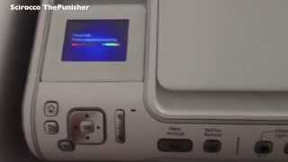 How to Clean Printhead on HP Photosmart C5380 HD [upl. by Ekul]