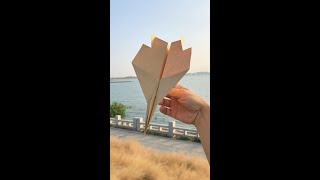 EASY F15 Paper Airplane How to make an Amazing Paper Jet [upl. by Eanom]