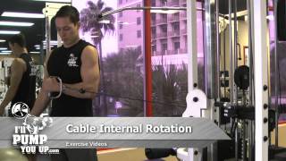 Cable Internal Rotation  How To [upl. by Eidoc]