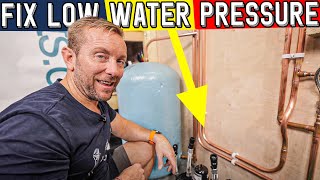 HOW TO FIX LOW WATER PRESSURE  The Salamander Right Pump [upl. by Uba]