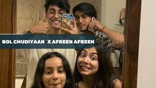 Bole chudiyan x Afreen Afreen Cover by Bharat Anuj Tanishka and Ananya [upl. by Lette]