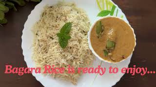 Telangana Weddings Special BAGARA RICE  Sukrithis Kitchen amp Gardening [upl. by Nek]