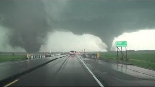 Extreme Weather DoubleTornado Rips Through Nebraska [upl. by Matheny]