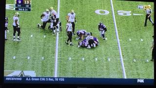 Brees getting sacked and wanting to fight [upl. by Spaulding]