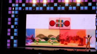 20111126 Yo Gabba Gabba Live Introduction at Nokia Theater Live [upl. by Maccarone]