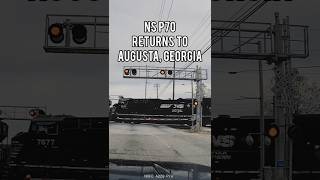 Norfolk Southern P70 Returns to Augusta Georgia train [upl. by Nilyaj]