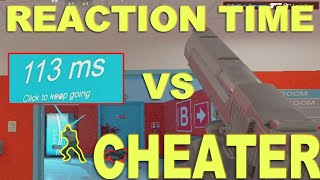 Reaction Time Youtuber Destroys Cheater [upl. by Kiki]