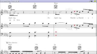 quotHips Dont Liequot by Shakira  Piano Sheet Music Teaser [upl. by Atsok]