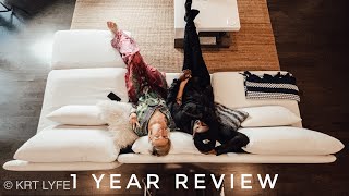 Ikea Söderhamn sofa  1 year review [upl. by Tychon324]