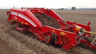 GRIMME WR 200  Windrower for potatoes  2row [upl. by Elocan]