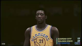 NBA2K24 MyLeague April 7th 1984 Kansas City Kings 2256 vs Golden State Warriors2849 [upl. by Anelad]