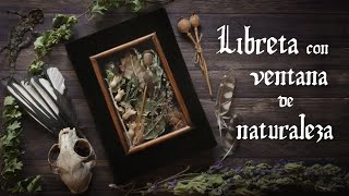 DIY LIBRETA ARTESANAL con COMPARTIMENTO paso a paso  Grimorio  Libro de Sombras [upl. by Chaille]