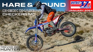 2024 District 37 Check Chase Hare amp Hound  Trevor Hunter  Beta 250 Desert Racing [upl. by Mercorr]