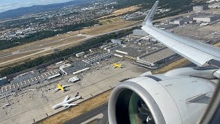 AIRPORT VIEW  Lufthansa A321neo Takeoff from Frankfurt Airport [upl. by Langsdon]