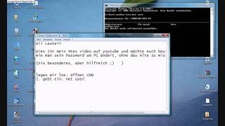 CMD Tutorial  Benutzerpasswort ändern  German [upl. by Fullerton]