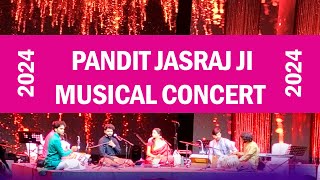 Pandit Jasraj Musical Concert 2024 and classical singers of Indian classical great musician artist [upl. by Bordie]