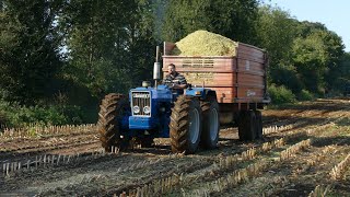 AWESOME Tractors Hauling Corn Silage Compilation 2024  MB Trac Ford Fendt John Deere Deutz [upl. by Yruj]