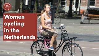 Women cycling in The Netherlands [upl. by Manbahs]