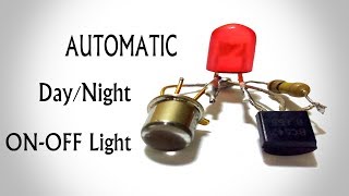 Automatic On And Off Light Circuit using Phototransistor [upl. by Zielsdorf]