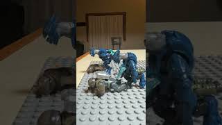 Halo Mega Construx MocDiorama halomegaconstruxstopmotion megablocks stopmotion stopmotionfilm [upl. by Yadseut604]