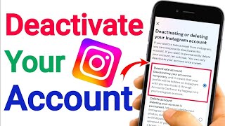 How To Deactivate Instagram Account Temporarily [upl. by Nived]