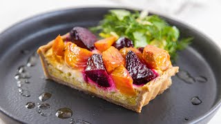 Beetroot amp Ricotta Tart  Everyday Gourmet [upl. by Rebmik]