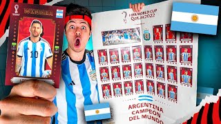 COMPLETEI O ÁLBUM ARGENTINA CAMPEÓN DEL MUNDO DA COPA 2022 [upl. by Suellen869]