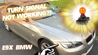 You Wont Believe What You Need to Do to Change a Turn Signal Light Bulb on a BMW E90 E91 E92 E93 [upl. by Ajnos892]