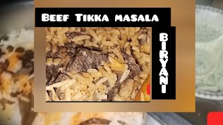 Beef Tikka biryanimasala biryani lovers recipe by Taurasfamily vlogs [upl. by Rubi802]