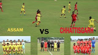 ASSAM vs CHHATTISGARH NATIONAL FOOTBALL CHAMPIONSHIP 2024 to25 [upl. by Minton143]