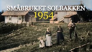 Småbruket Solbakken  1954 kolorert [upl. by Mehs]