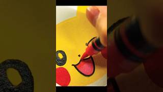 Satisfying and Asmr drawing🖍  immersive painting🎨  doodling art relaxing painting shorts [upl. by Perren434]