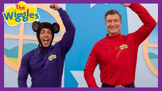 The Monkey Dance 🐒 Do the Monkey 🐘 Dance and Learn Animal Sounds with The Wiggles 🐯 Kids Songs [upl. by Whitver]