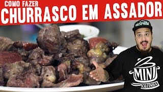 Teste cego de Assador a Gás e Churrasqueira a Carvão  Churrasco  MINICOZINHA [upl. by Ylrebmyk814]