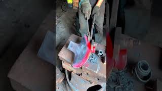 Hand made axe forging process [upl. by Mialliw]