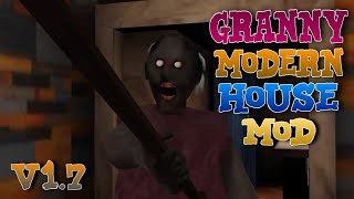 Granny Modern House Mod Full Gameplay [upl. by Ylus999]