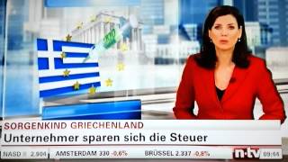 Langversion Schuldenkrise und Griechenland in deutschen TV Nachrichten incl ehrliche Meinung [upl. by Arzed416]