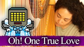 Undertale  Oh One True Love Harp Cover [upl. by Ellecram]