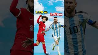 Estatura jugadores famosos vs Messi  Messi hoy messivscristianoronaldo messi messiintermiami [upl. by Kifar826]