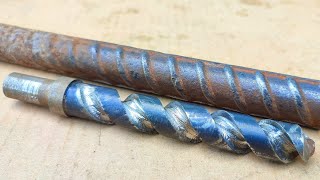 steel hardening technique which is not taught in school make sharp spiral drill bits [upl. by Ullyot]