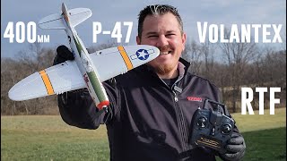 Volantex  P47  400mm RTF  Unbox amp Maiden Flight [upl. by Lesley]