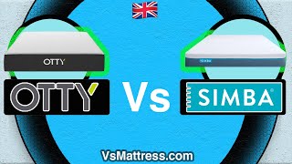 Simba Hybrid vs OTTY Hybrid Mattress Comparison [upl. by Kristyn]